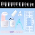 thumbnail image 1 of Perfect Summer Almond Fake Nail Tips for Press on Nails, 504Pcs Soft Gel Tips for Nail Extensions Full Cover Pre-shaped 12 Sizes Clear False Nails for Nail Art, 1 of 8