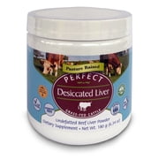Perfect Supplements   Perfect Desiccated Liver Powder   Nutrient Dense Source of Naturally Occurring High Quality Protein & Iron   Great Boost for Energy, Immune System & More!