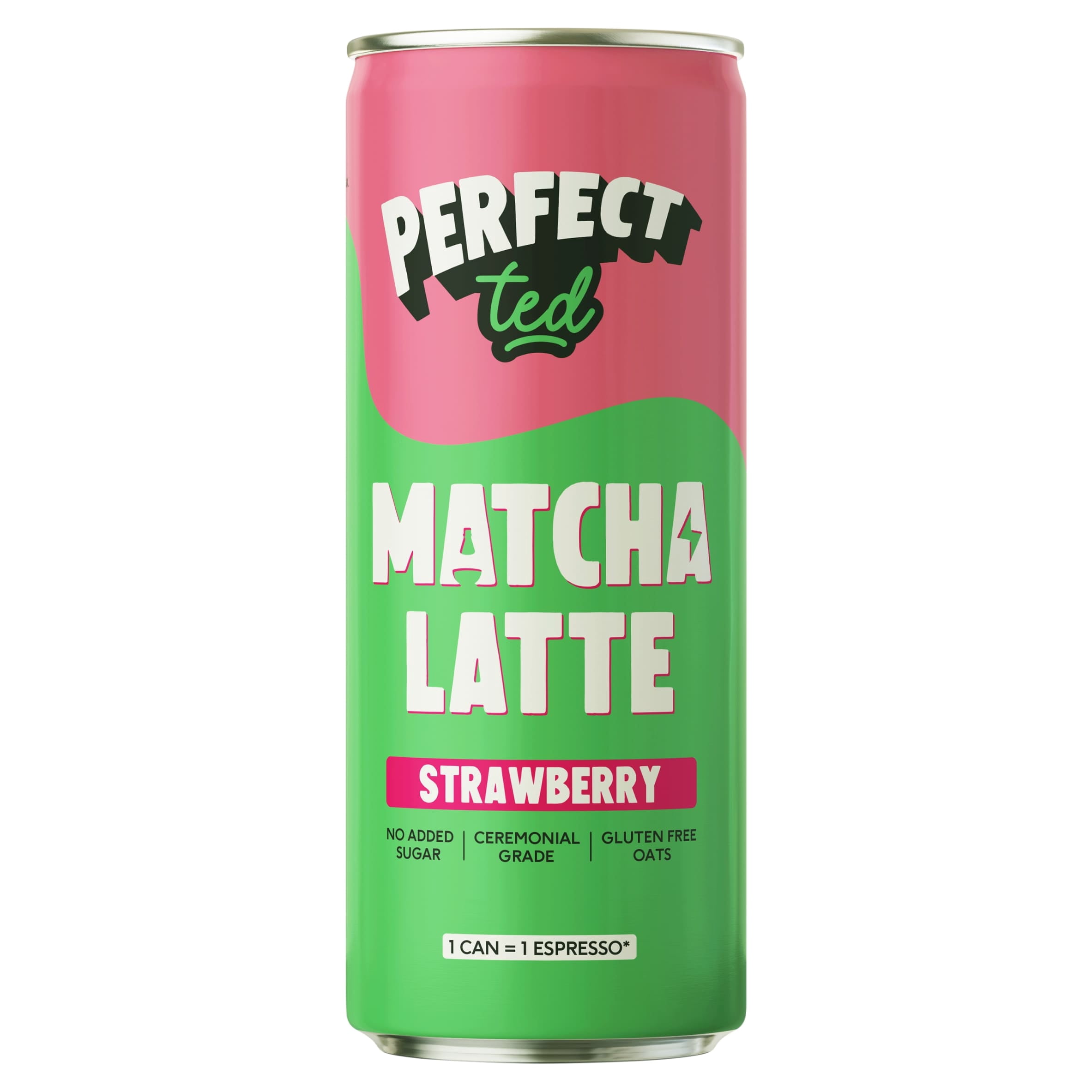 Perfect Ted Matcha Latte Strawberry 250ml, Imported from Britain