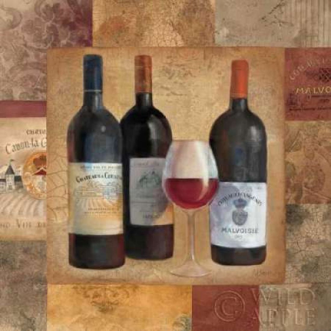 Perfect Vintage I Border Canvas Art - Albena Hristova (24 x 24)