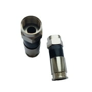 Perfect Vision PV6UE-05 Ridgeloc Compression Connectors RG6 Coaxial Cable Bag of 50