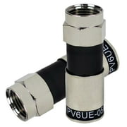 Perfect Vision PV6UE-05 Ridgeloc Universal Fit RG6 Coaxial Cable Compression Outdoor and Indoor