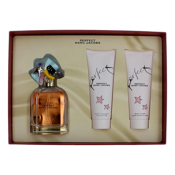 Marc Jacobs Perfect, Fresh 3 Piece Gift Set for Women, Eau de