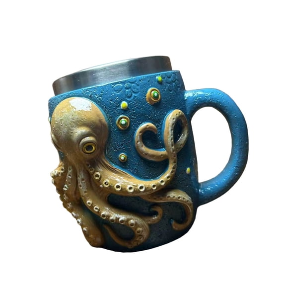 Perfect for Pubs and Family Parties Octopuses Themed Decorative Mugs Use