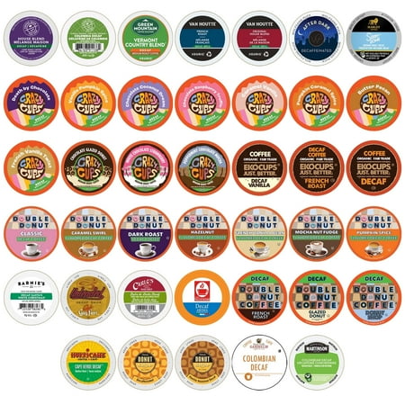 Perfect sampler variety Pack Decaf Coffee Single Serve Cups for Keurig K Cup Brewers, 40 Count
