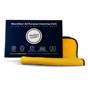 PerfectCLEAN - Microfiber Cleaning Cloth, Absorbent Cleaning Towels, 16 x16, Single Pack, Yellow