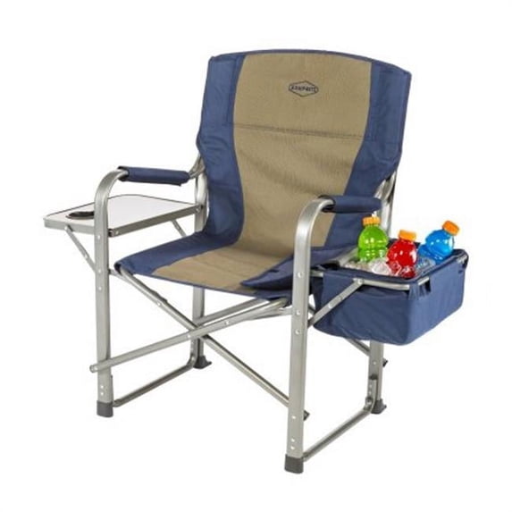 PerfectPitch Director's Camp Chair with Side Table, Multicolor