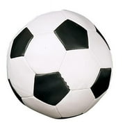 PerfectPitch Soft Sport Soccer Ball, White & Black