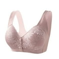 thumbnail image 1 of Perfectbot Bras for Older Women Front Closure Wireless Full Coverage Everyday Bra Breathable Comfort Bralette, 1 of 2