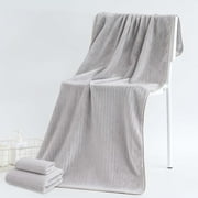 Perfectbot Luxury 2 Piece Towel Set, 1 Bath Towels 1 Washcloths for Bathroom