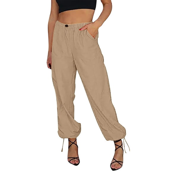 Perfectbot Plus Size Lounge Sets for Women Elastic Waist Solid Color Baggy Lantern Pant Business Casual