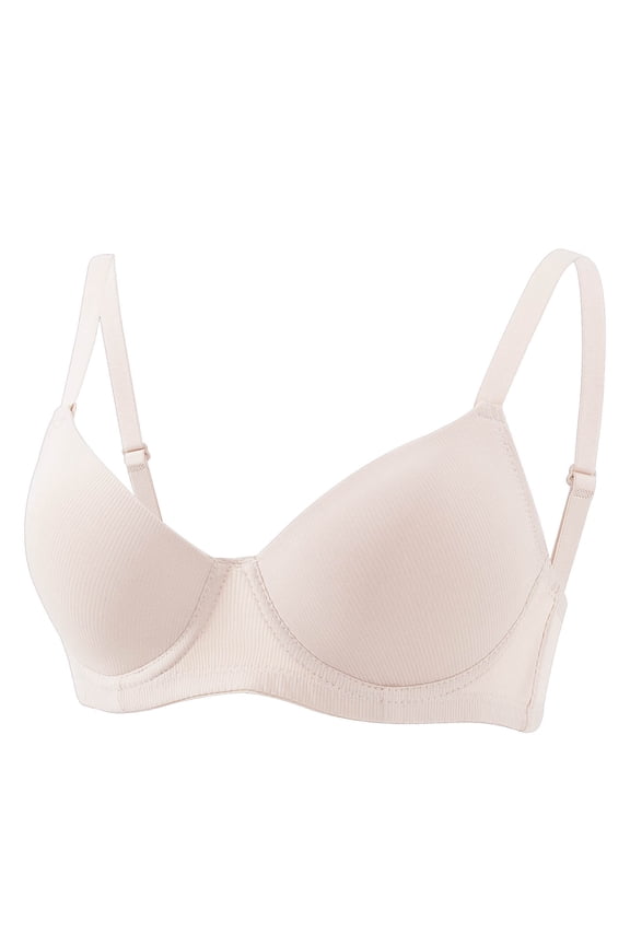 Seamless Bras for Women, Full Coverage Push Up Supportive Lift T-Shirt Bra Without Underwire