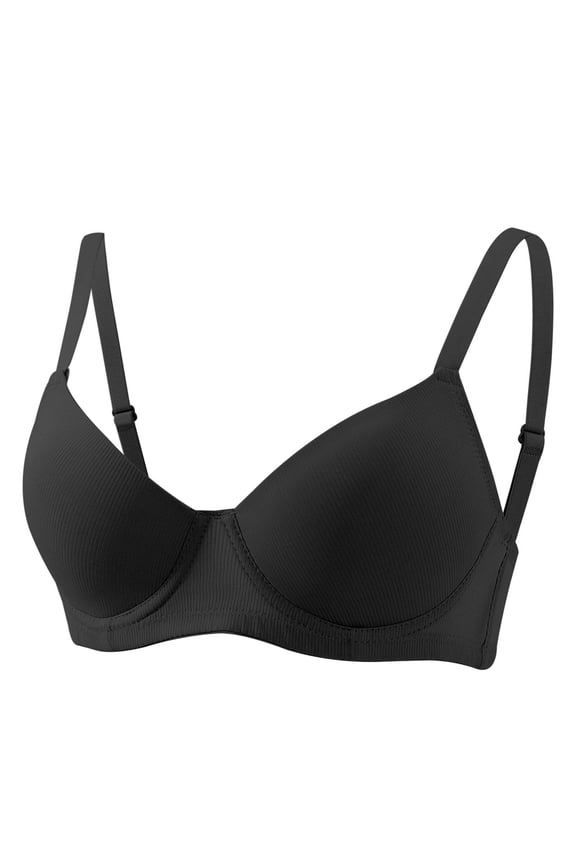 Seamless Bras for Women, Full Coverage Push Up Supportive Lift T-Shirt Bra Without Underwire