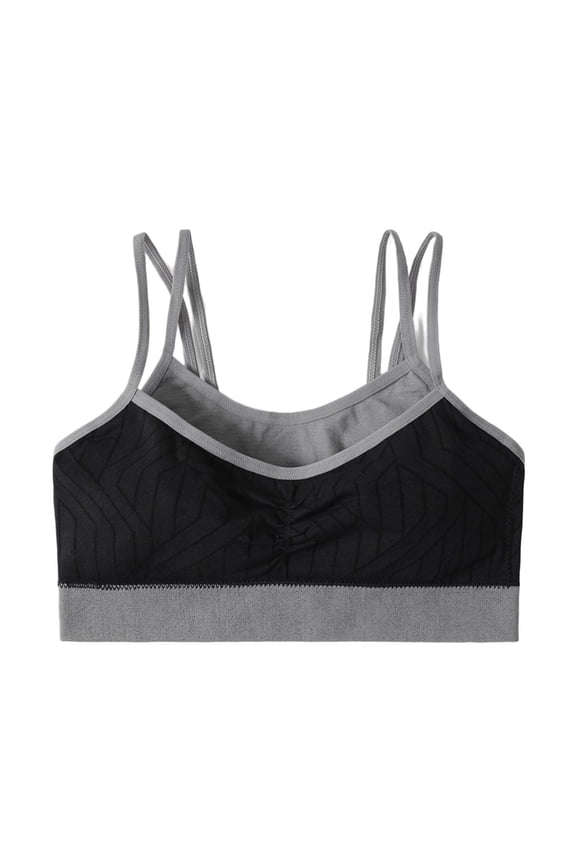 Sports Bras for Women Breathable Seamless Supportive Spaghetti Strap Active Wear Bra