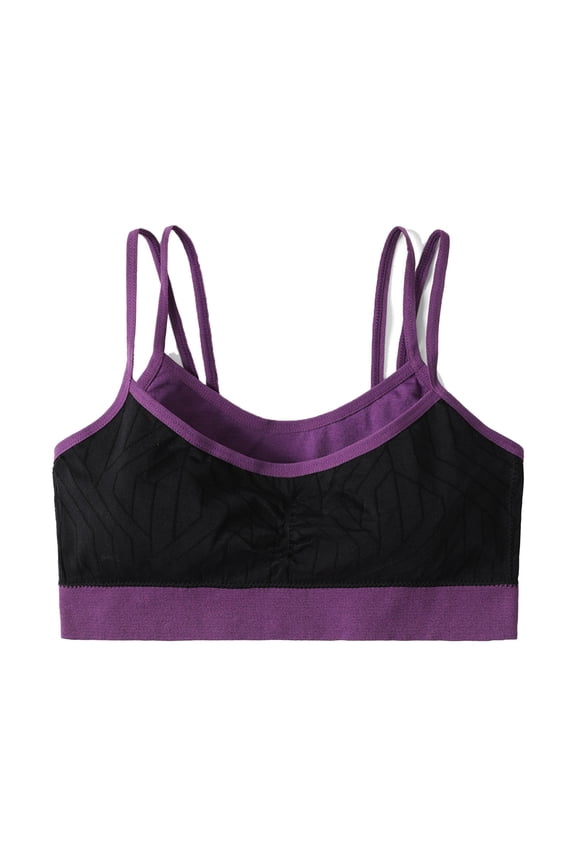 Sports Bras for Women Breathable Seamless Supportive Spaghetti Strap Active Wear Bra