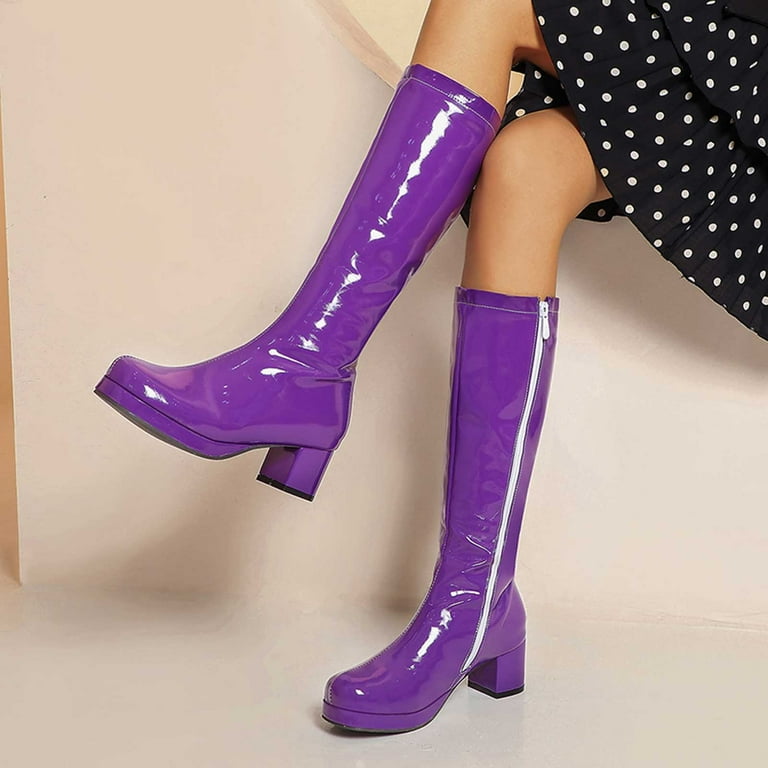 Purple boots clearance size 1