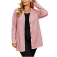 thumbnail image 1 of Perfectbot Women Long Sleeve Button Front Cardigan, Loose Fit Soft Knit Mid-Length Open Layer Sweater Jacket, 1 of 8