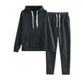 thumbnail image 1 of Perfectbot Women's 2-Piece Hoodie Sweatsuit Set, Oversized Sweatshirt & Jogger Pants with Pockets, 1 of 6