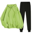 thumbnail image 1 of Perfectbot Women's 2-Piece Workout Set, Oversized Pullover Hoodie & Elastic Waist Jogger Pants, 1 of 4