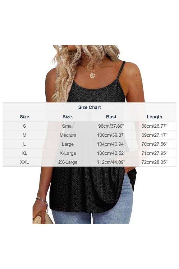 Women's Embroidery Peplum Cami Tops Sleeveless Scoop Neck Slim Fit Ruffle Hem Tunic Tank Tops