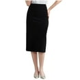 thumbnail image 1 of Perfectbot Women's High Waisted Pencil Midi Skirt Classic Business Work Casual Below Knee Skirt, 1 of 4