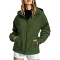 thumbnail image 1 of Perfectbot Women's Hiking Jacket Drawstring Waist Water-Repellent Windproof Outdoor Activities Jacket, 1 of 8
