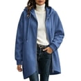 thumbnail image 1 of Perfectbot Women's Hooded Zip Up Jacket, Full Zip Fall Hoodie with Drawstring & Side Pockets, 1 of 8