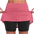 thumbnail image 1 of Perfectbot Women's Mid Waisted Athletic Skorts Summer Running Tennis Workout Beach Wear, S-4XL, 1 of 6