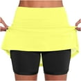 thumbnail image 1 of Perfectbot Women's Mid Waisted Athletic Skorts Summer Running Tennis Workout Beach Wear, S-4XL, 1 of 6