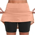 thumbnail image 1 of Perfectbot Women's Plus Size Tennis Golf Skorts Lightweight Casual Athletic Workout Running Skirt Shorts, 1 of 6