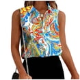 thumbnail image 1 of Perfectbot Women's Sleeveless Button Down Blouse - Collared Dressy Tank Top for Work & Casual Wear, 1 of 6