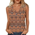 thumbnail image 1 of Perfectbot Women's Summer Sleeveless Blouse - Floral Print V-Neck Tank Top, Business Casual Wear, 1 of 6