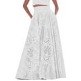 thumbnail image 1 of Perfectbot Women's Trendy Eyelet Maxi Skirt Embroidered Lace Hollow Out Flowy Swing Party Club Skirt, 1 of 5