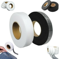 Perfectdid No Sew Hemming Tape Fabric Adhesive, Double Sided Hem Tape No-Sew No Iron, Mess-Free & Invisible, Wash-Resistant for Pants, Dresses and Curtains (2pcs-Mix,1.18inch)