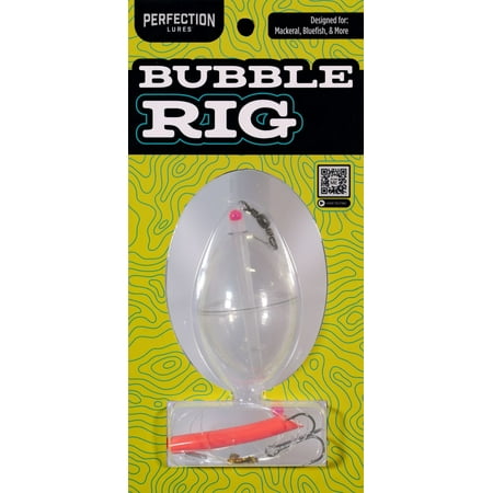 Perfection Lures Orange Bubble Rig Saltwater Fishing Lure for Game Fish