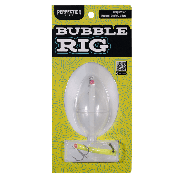 Perfection Lures Bubble Rig Yellow Top Water Saltwater Fishing Lure