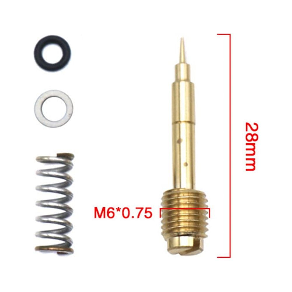 Perfectly Adjust Air Fuel Mixture with For CV40 CVK34/36/40 Carburetor Rebuild Kit and Brass Mixing Ratio Screw