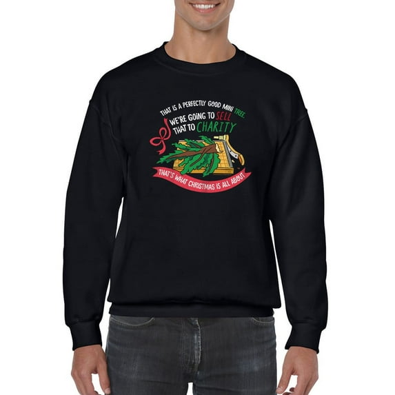 Perfectly Good Mini Tree Sweatshirt Men The Office, Male Large