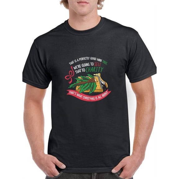Perfectly Good Mini Tree T-Shirt Men The Office, Male Medium