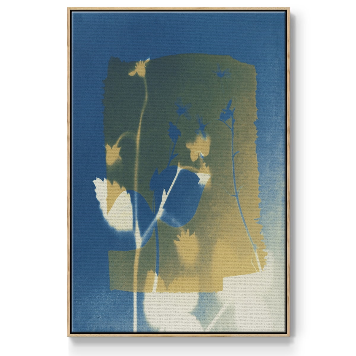 Perfectly Imperfect III Framed Premium Gallery Wrapped Canvas - Ready to Hang - 25 x 37 - Natural Wood Floating Frame