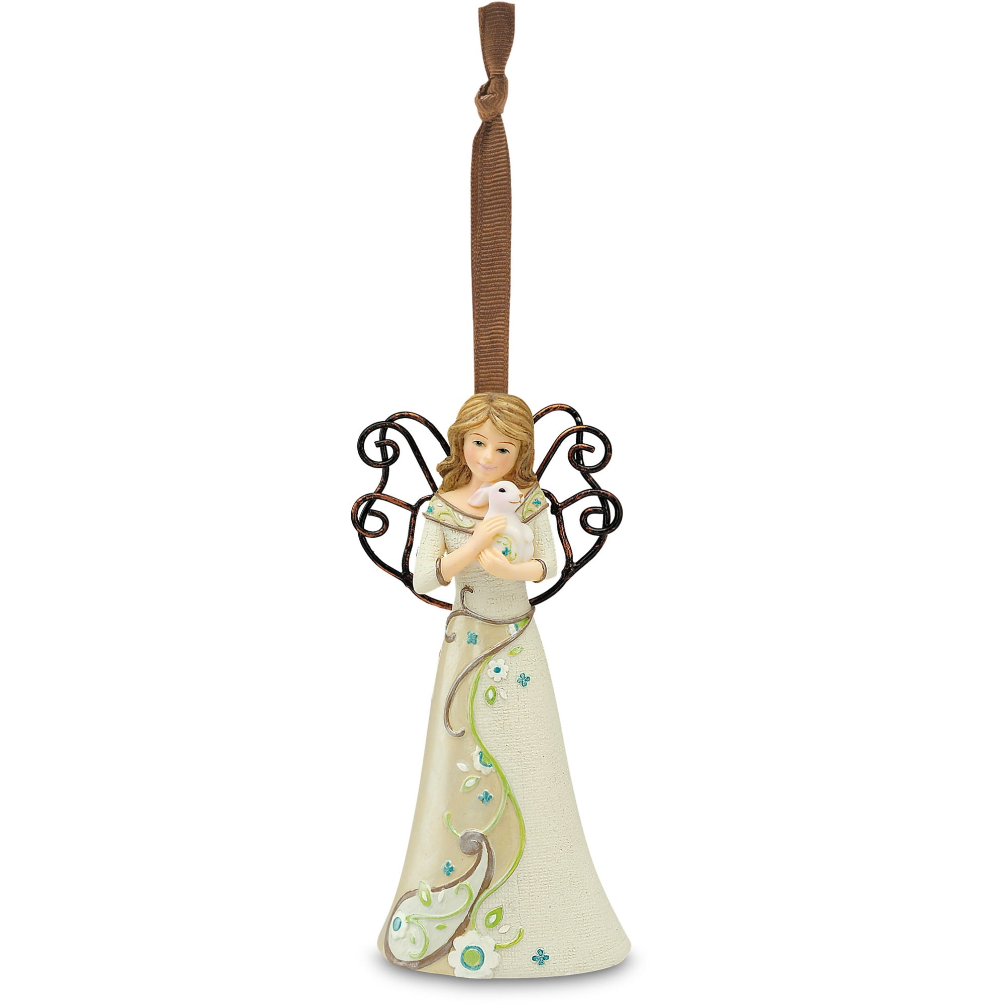 Perfectly Paisley Kindness Angel Ornament by Pavilion, 4-1/2-Inch Tall, Includes Ribbon for Hanging