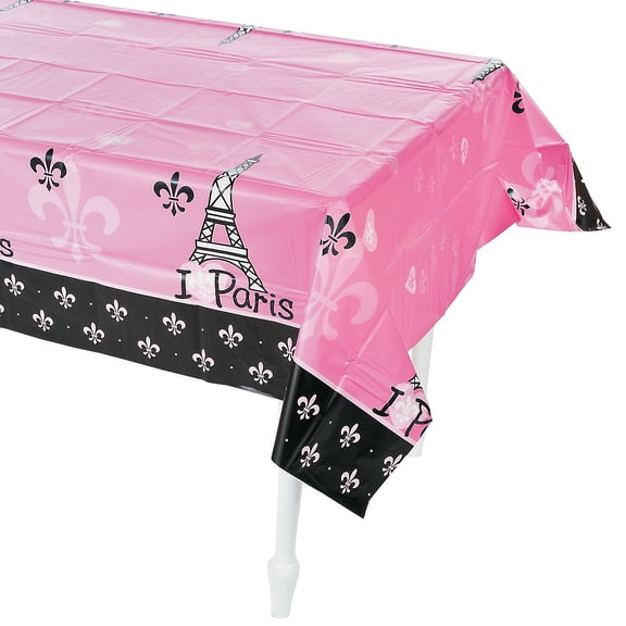 Perfectly Paris Tablecover - Party Supplies - 1 Piece