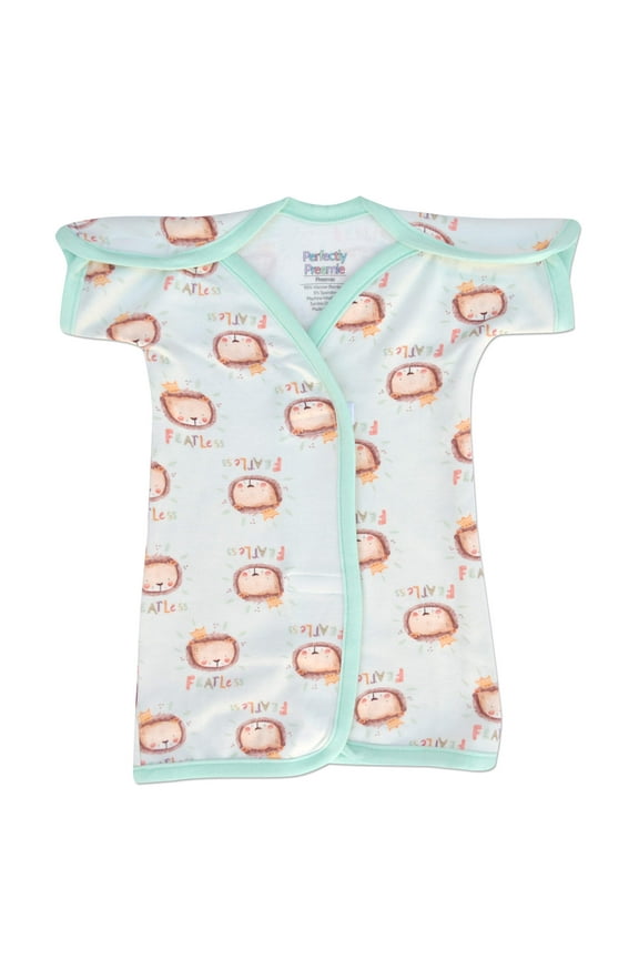 Boy’s & Girl’s Open-Shoulder Bamboo NICU Gown (Preemie-0/3 months)