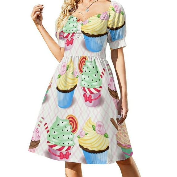 Perfectly Pretty Cupcake Parade Sleeveless Dress elegant women's dresses sale fairy dress summer dress korean women