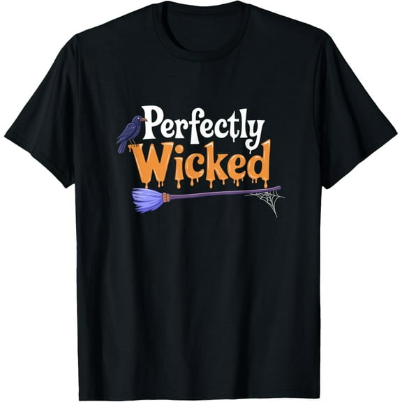 Perfectly Wicked Women's Halloween Witch T-Shirt