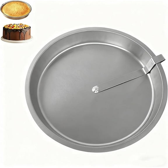 Perfectrelease Cake Pan, Quick Release Easy-Out Cake Pan Set with Lever, Effortlessly Bake, Oven Safe Mold, Non-stick Baking Tools Pans Round, for Apple Pie Bake Home Kitchen (3)