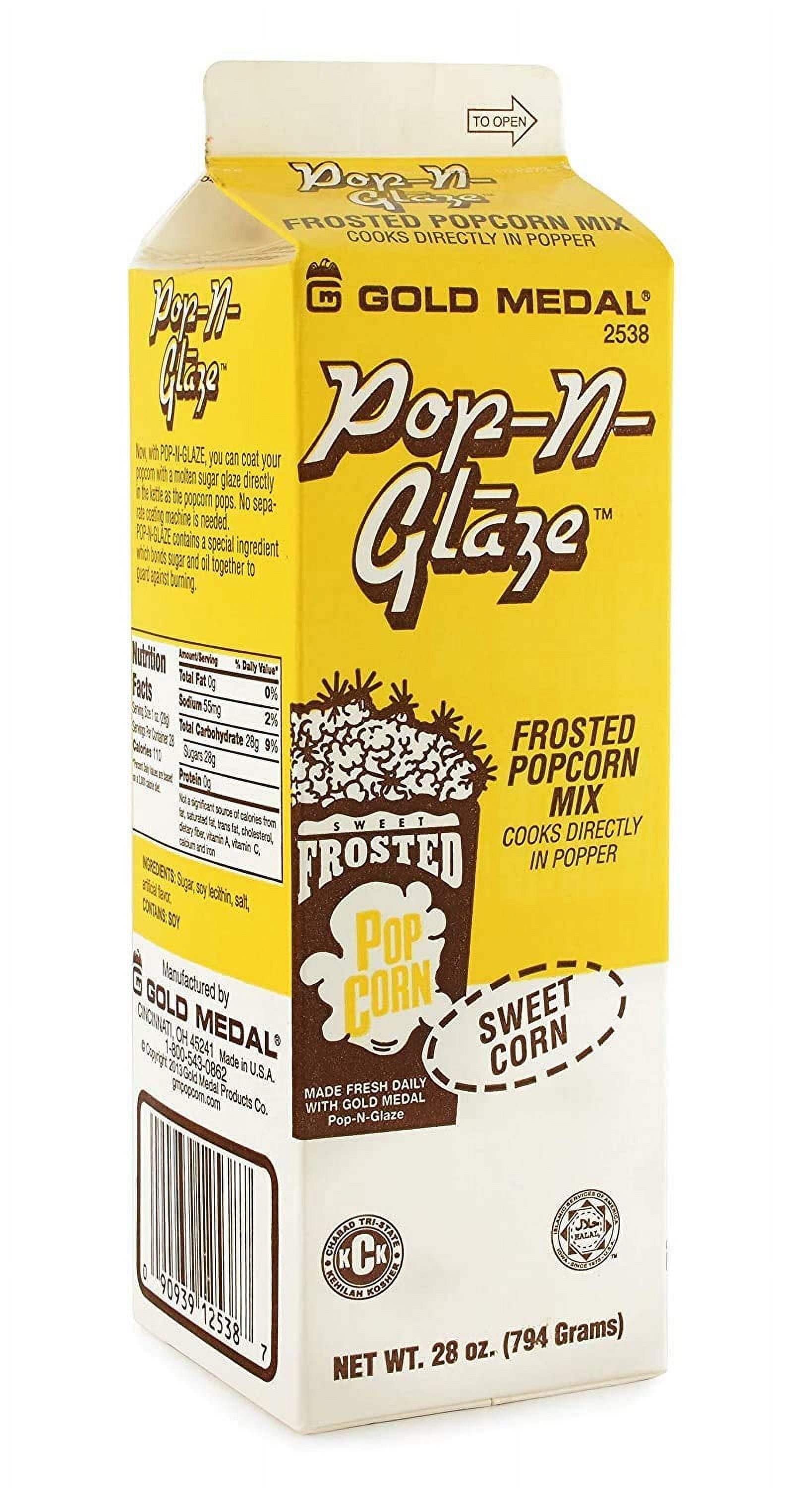 Perfectware Sweet Corn Glaze Pop Frosted Popcorn Mix. 28 Oz Pack - Pop ...