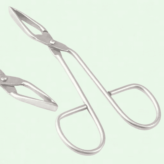 Perfectweeze Slant Tip Tweezer with Easy Scissor Handle for Eyebrow Hair Removal