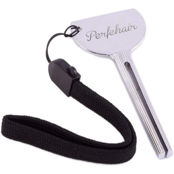 Perfehair 2pcs Tube Toothpaste Squeezer Keys, Metal Hair Dye Color Key Roller Dispenser Wringer Tool