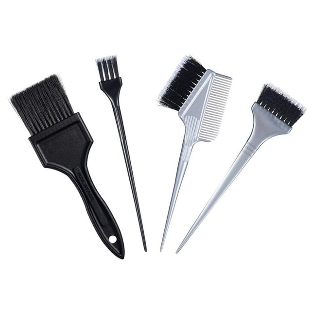 Perfehair Hair Dye Brush Set 4 Pack, Hair Color Applicator Balayage Highlight Tint Brushes Comb